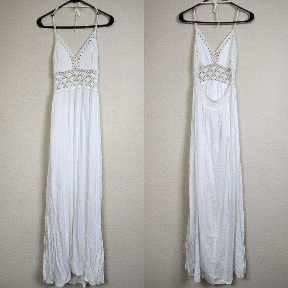 NWT Boho Summer Crochet Large Dress - Picture 3 of 6